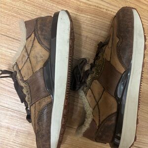 Ralph Lauren Brown Leather Men's Shoes